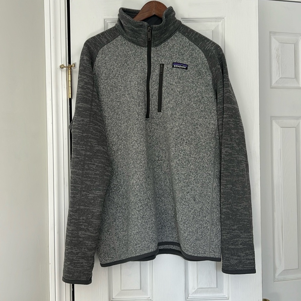 Men's Better Sweater® 1/4-Zip Fleece - Grey/Stonewash